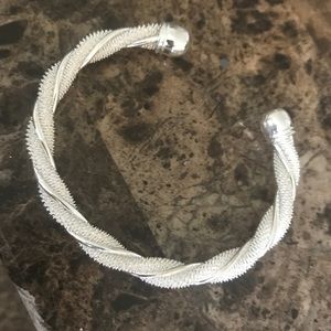 Sterling silver bangle
